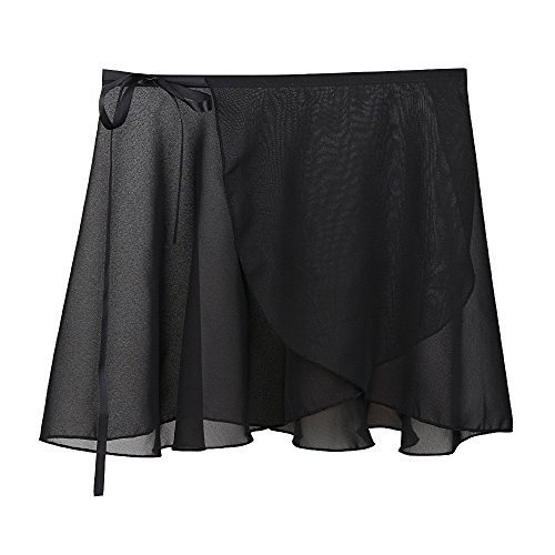 Sportingbodybuilding Ballet Skirt Chiffon Wrap Dance Skirt for Women & Girls