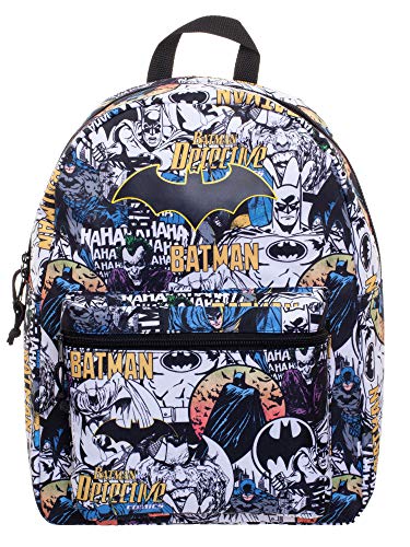 Batman Comic Print Backpack