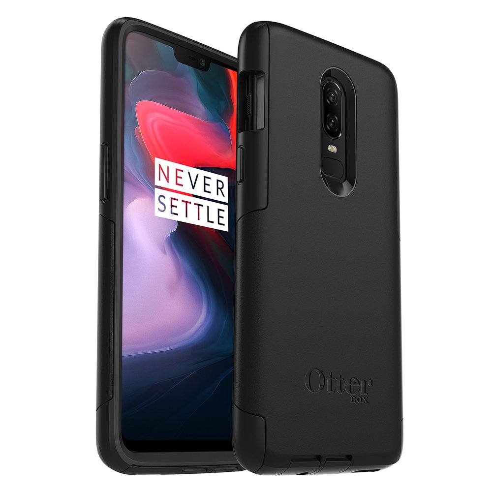 Book Cover OtterBox COMMUTER SERIES Case for OnePlus 6 - Retail Packaging - BLACK