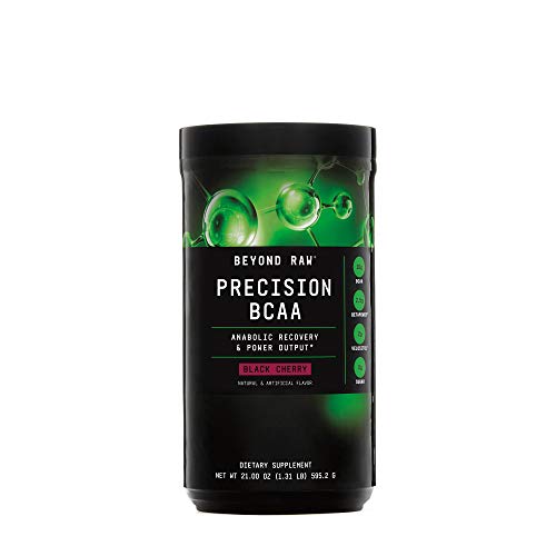 Book Cover Beyond Raw Precision BCAA, Black Cherry, 30 Servings, Provides Energy and Supports Muscle Repair