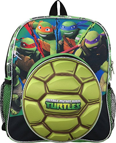Book Cover Ninja Turtle Teenage Mutant Raph Leo Mike Don 12 inches Toddler Backpack