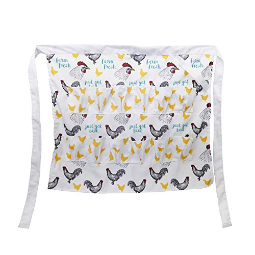 Rural365 Chicken Egg Apron Gathering Egg Apron with Pockets for 12 – Egg Collecting Apron Adult Egg Gathering Apron