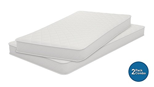 Book Cover Signature Sleep 6-Inch Coil Mattress, Set of 2 Mattresses, Soft Cover, Twin Size