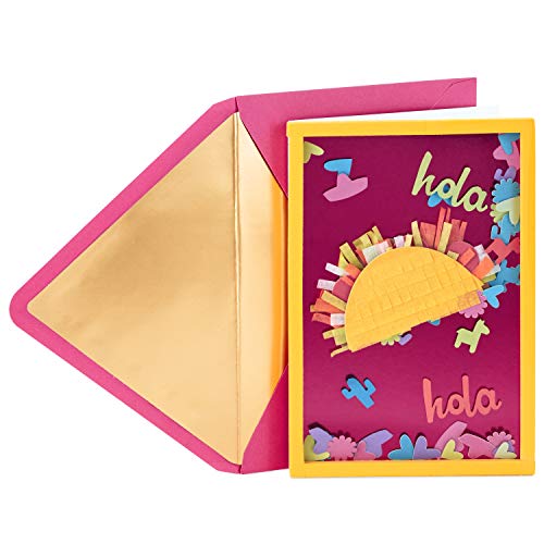 Hallmark Signature Birthday Card (Taco Confetti)