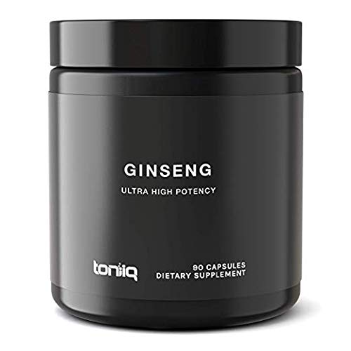 Ultra High Strength Panax Ginseng Root Capsules - 90 Vegan Capsules