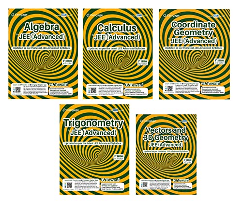 Cengage Mathematics 5 Books Set (Algebra,Calculus,Trigonometry,Coordinate Geometry,Vector and 3D Geometry)