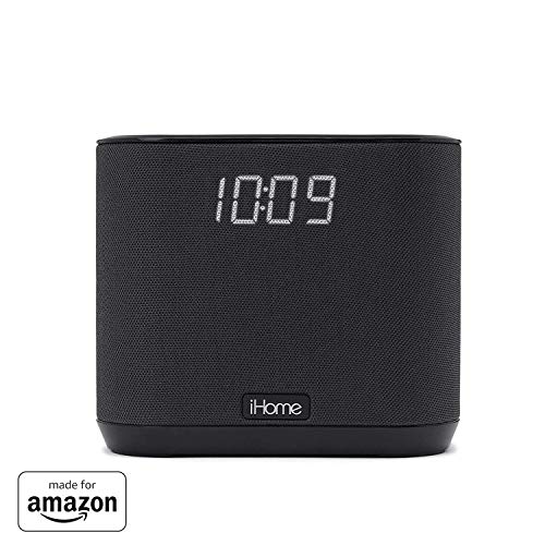 Book Cover iHome iAV2v2 Docking Bedside and Home Clock Speaker System for Amazon Echo Input and Echo Dot (2nd Generation)