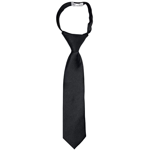 Luther Pike Seattle Boys Tie - Adjustable Zipper Ties for Kids