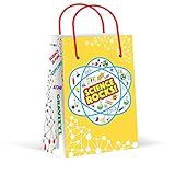 LARZN Premium Science Party Bags,Party Favor Bags, New, Treat Bags, Gift Bags Goody Bags, Science Party Favors, Science Party Supplies, Decorations, School, 12 Pack.