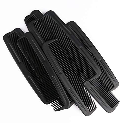 FASOTY 20 Pack 5 inch Hair Comb Set Pocket Size Comb For Salon or Travelling and Hotel, Hair Combs for Hairdressing Women and Men, Styling Combs For Hair and Men's Hair Beard or Mustache, Black