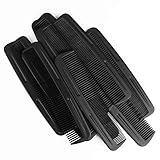 FASOTY 20 Pack 5 inch Hair Comb Set Pocket Size Comb For Salon or Travelling and Hotel, Hair Combs for Hairdressing Women and Men, Styling Combs For Hair and Men's Hair Beard or Mustache, Black
