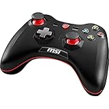 MSI Force GC30 Wireless Rechargeable Dual Vibration Gaming Controller for PC, Android and Sony PlayStation 4