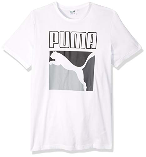 PUMA Men's Graphic Box Logo Tee