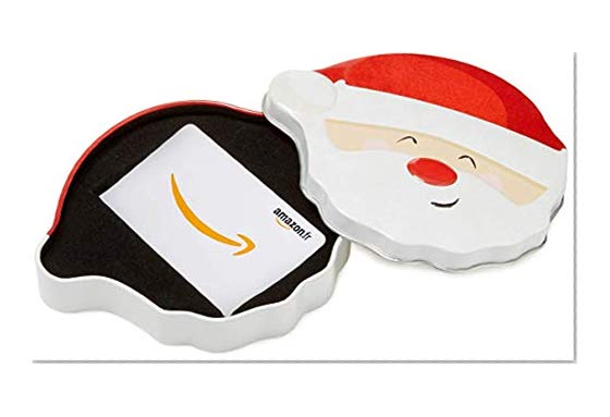 Carte Cadeau Amazon.fr - Dans un coffret Père Noël Tout Sourire