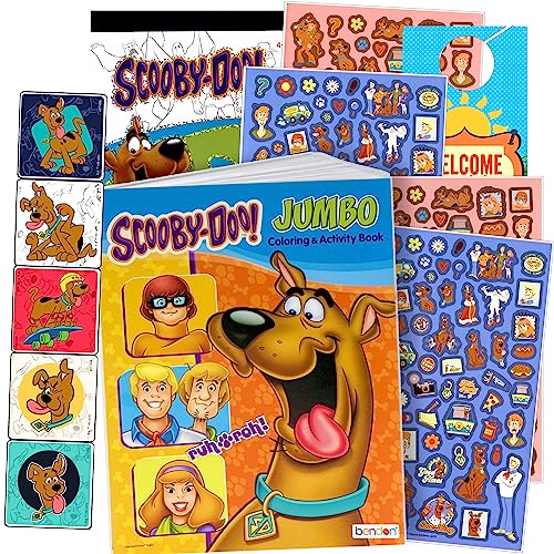 Book Cover Scooby Doo Coloring Book with Scooby doo Stickers