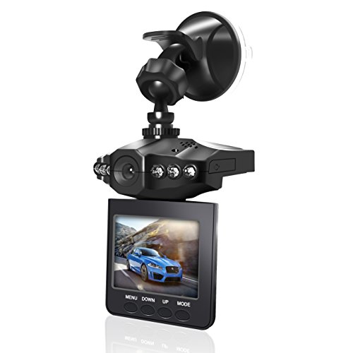 econoLED Dash Cam,Car DVR,Dashboard Camera,Car Recorder 2.5" for Cars/HD IR Dash Cam 270 Degrees Rotatable Camera Video Recorder/Traffic Dashboard Camcorder Loop Recording-No Card(ONLY FIT 32G or 16G)