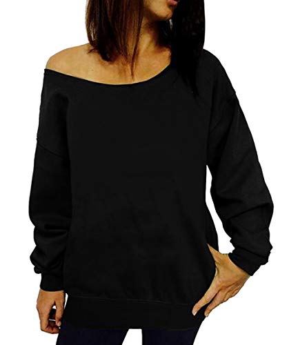 Book Cover Dutebare Women Off Shoulder Sweatshirt Slouchy Shirt Long Sleeve Pullover Tops