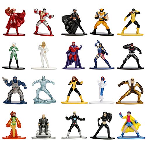 Jada Marvel X-Men 20 Pack Die-Cast Figures, 1.65" Scale Collectable Figurine 100% Metal