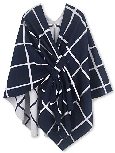 Moss Rose Women's Shawl Wrap Poncho Ruana Cape Open Front Cardigan for Fall Winter