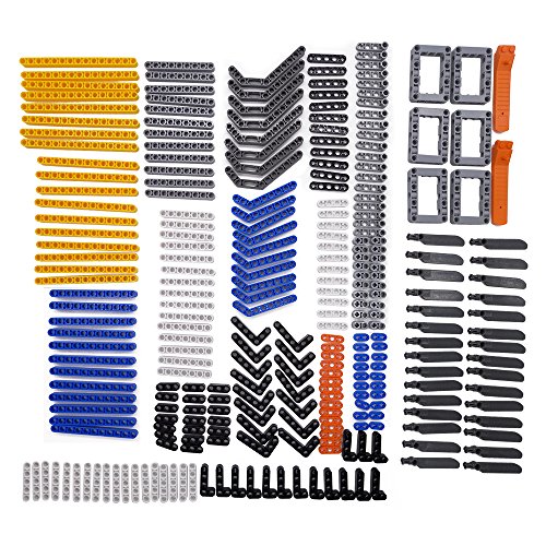 Book Cover LOONGON Technic Liftarm Brick Separator Chassis Frame Liftarm Beam Rotor Helicopter - 280 Pieces Beams Axles Connectors Bricks Sets Technic Beams