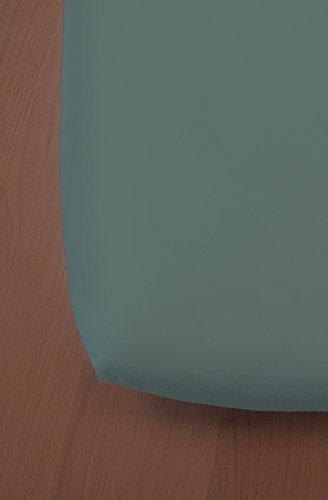 Drap housse GREEN CLIM 50x83cm Bleu Vintage