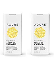 Acure Mega Moisture - Argan Oil & Pumpkin, 12 Fluid Ounces (Shampoo 2 Pack)