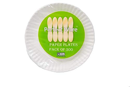 Perfectware Perfectware Paper Plate 6-300 6" Paper Plate, White (300 Count) (Pack of 300)