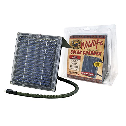 Texas Hunter 12-Volt Solar Charger for Wildlife Feeders - Model SP12C