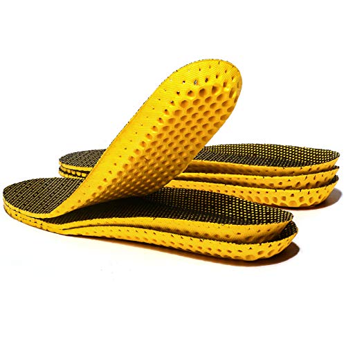 3 Pairs Breathable Shoe Insoles Water Shoes Inserts Sports Shoe Insole Replacement Insoles for Men (US8-11)