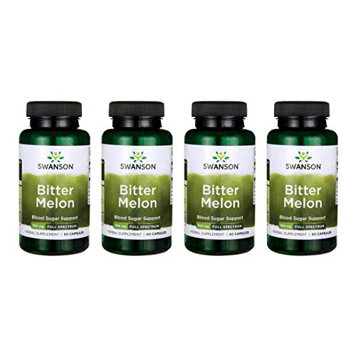 Swanson Bitter Melon 500 mg 60 Caps 4 Pack