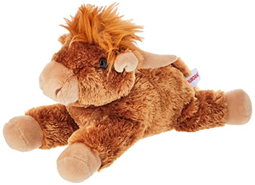 AURORA, 60932, Flopsie Highland Cow, 12In, Soft Toy, Red