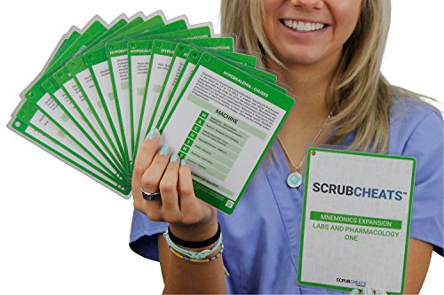 ScrubCheats Expansion Packs Nursing Mnemonics One by NRSNG (Green)