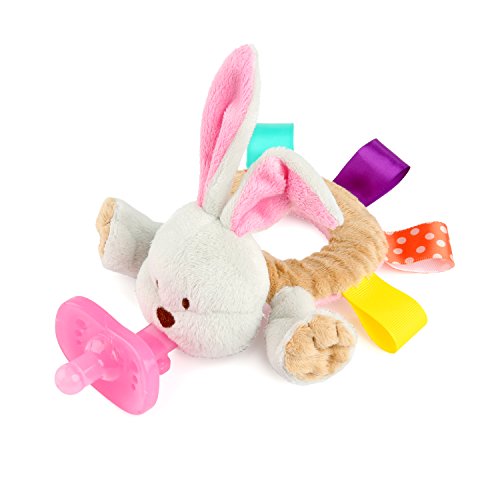 Bright Starts Taggies Cozy Coo Ring Pal, Pink