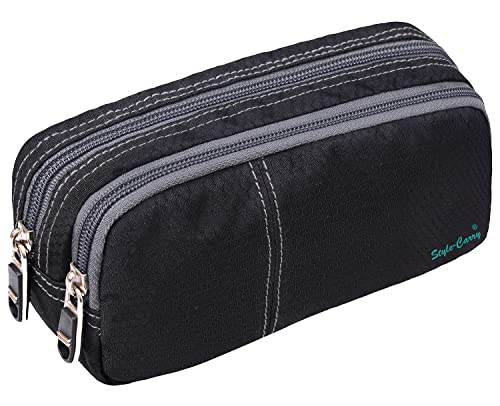Large Pencil Pouch for Boys School Supplies Big Capacity Pencil Case Pen Bag Box Aesthetic with Zippers Office Storage Organizer Stationary for Teen Girls Kids Women College Students