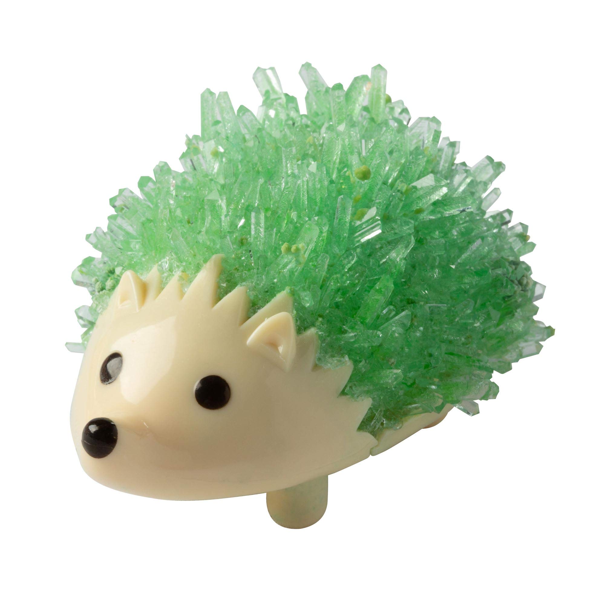 Fat Brain Toys Crystal Growing Hedgehog - Green Maker & DIY Kits for Ages 10 to 12