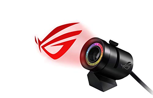 ASUS RGB Logo Projector with Magnetic Stand (USB) for Aura Sync Lighting Products and Software, Black (ROG Spotlight)