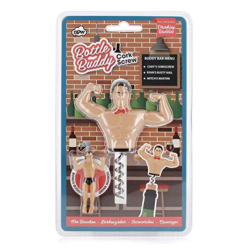 NPW NPW68771 Drinking Cork Screw, medium, Bottle Buddy