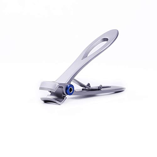DUcare Big Fingernail Clippers Set Toenail 15mm Wide Jaw Opening Deluxe Sturdy Stainless Steel with Waterproof Case