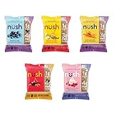 Low Carb Snack Cakes by Nush - Mixed Flavor Case (10 Cakes) - Nush Keto Cakes are Made from Flax, Grain Free, Paleo Diet Friendly, Diabetic Friendly Snacks, Low Sugar