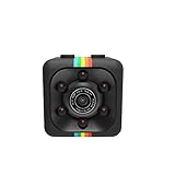 QEBIDUM Nanny Cam Hidden Camera, Smallest Built in Battery Rechargeable Handheld Wear Mini HD 1080P Motion Sensor Night Vision Digital Video Spy Camera for Home Indoor House Security