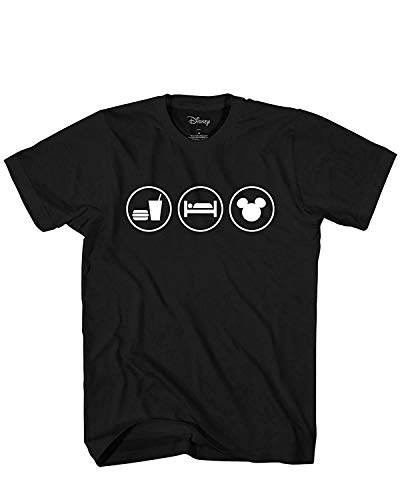 Eat Sleep Mickey Mouse Adult Men’s Graphic T-Shirt