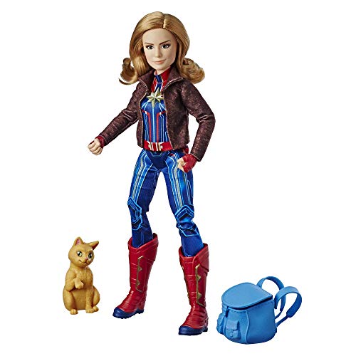 Marvel Captain Marvel Movie Captain Marvel Super Hero Doll Goose The Cat (Ages 6 & Up)
