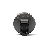 County Line Kitchen Wide Mouth Mason Jar Flip Cap Lid, Durable, Airtight, Leak-Proof Seal - Black, 1 Pack