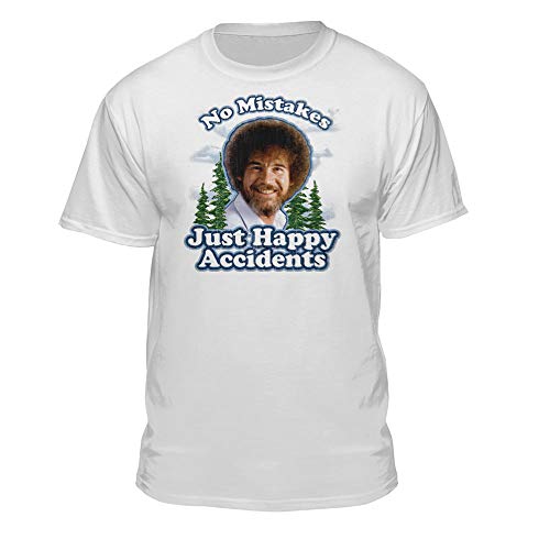 Bob Ross No Mistakes/Positive Vibes T-Shirts