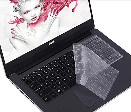 for Dell XPS 15 Keyboard Cover Ultra Thin Clear Keyboard Skin for 2019 2020 DELL XPS 15-7590 15-9570 15-9560 15-9550 15.6" Laptop, DELL Precision 15-5510 M5510 Keyboard Cover (NOT Fit XPS 15 9575)