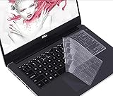 for Dell XPS 15 Keyboard Cover Ultra Thin Clear Keyboard Skin for 2019 2020 DELL XPS 15-7590 15-9570 15-9560 15-9550 15.6" Laptop, DELL Precision 15-5510 M5510 Keyboard Cover (NOT Fit XPS 15 9575)