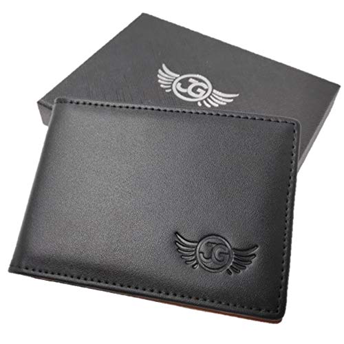 Jim Guyver Front Pocket Wallet for Men Bifold Genuine Leather Wallets - RFID Blocking - Minimalist Slim Wallet - Non-Magnetic Money Clip - Thin Card Holder