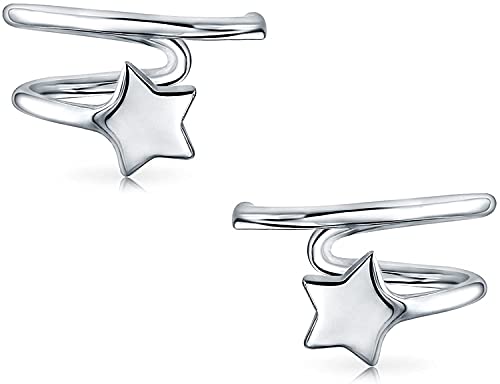 Minimalist 925 Sterling Silver Earrings for Women Teen Girls Fashion Wrap Earrings