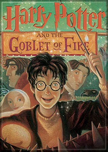 Ata-Boy Harry Potter and The Goblet of Fire Book Cover 2.5" x 3.5" Magnet for Refrigerators and Lockers