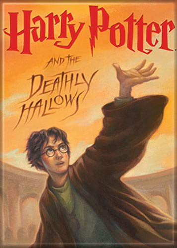 Ata-Boy Harry Potter and The Deathly Hallows Book Cover 2.5" x 3.5" Magnet for Refrigerators and Lockers